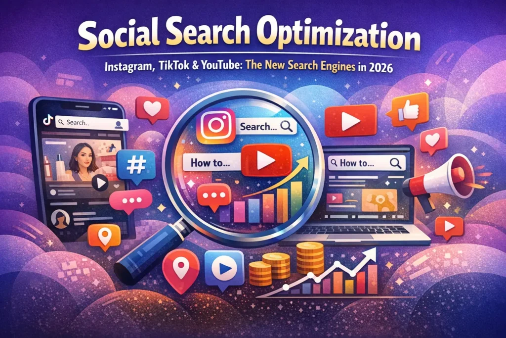 Social Search Optimization in 2026: How Instagram, TikTok, and YouTube Are Replacing Google Search